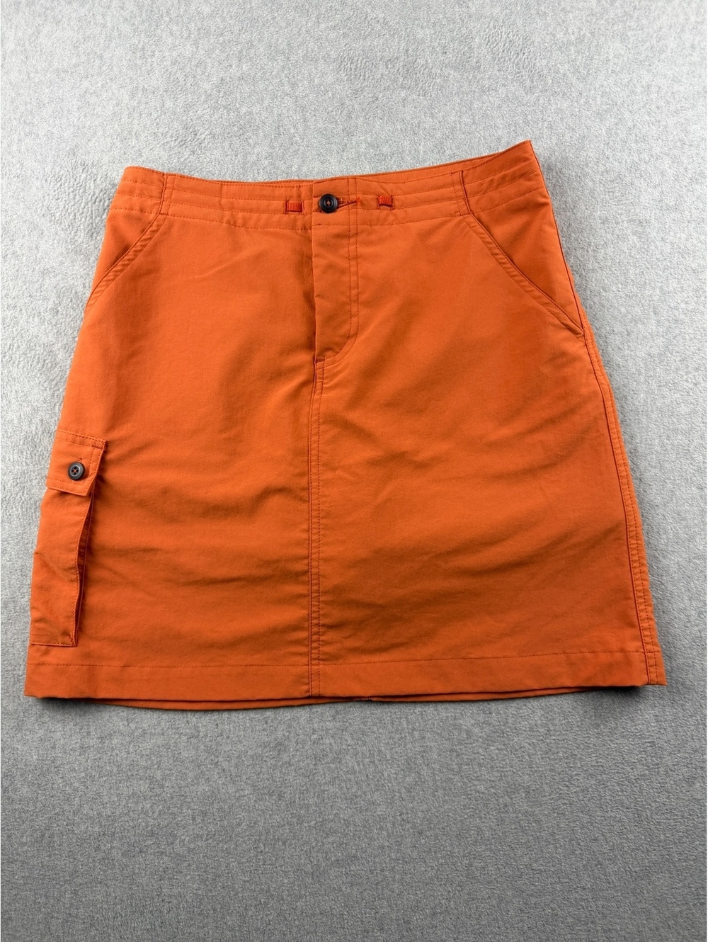 Patagonia Inter-Continental Hideaway Skort Women 4 Orange Cargo Hiking Gorpcore
